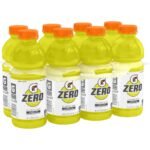 Gatorade G Zero Lemon Lime Sports Drink - 8pk/20 fl oz Bottles: Low Calorie, Non-Caffeinated - Image 3