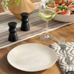 Black Textured Ceramic Salt & Pepper Shaker Black - Threshold™ - Image 2
