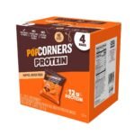 Popcorners Zesty Cheddar Protein Chips - 5.36oz/4ct