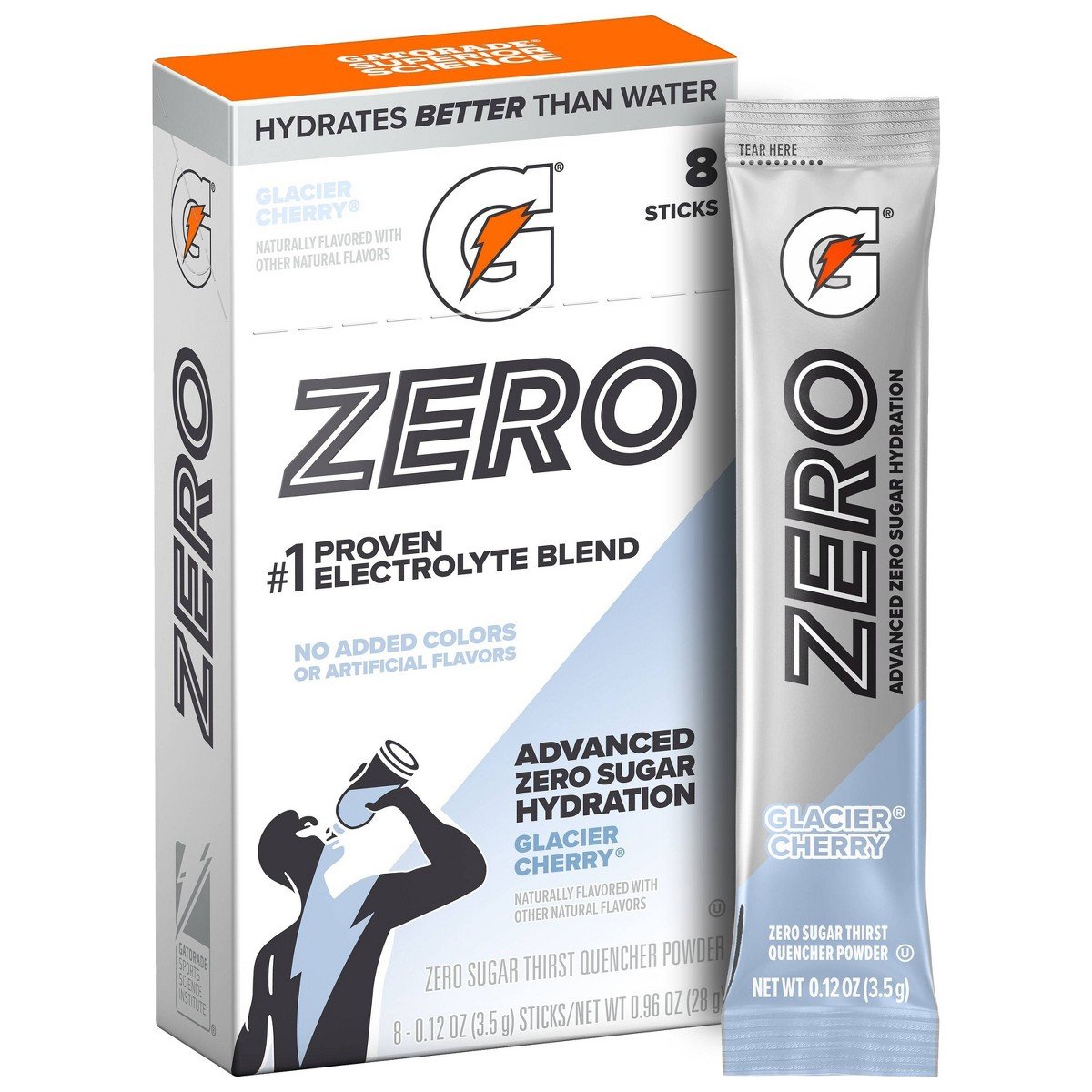 GUEST_4cd24cdd-31ab-4deb-bb31-4cb230a997ef.jpg Gatorade G-Zero Powder Sticks - Glacier Cherry - 8ct - Image 1