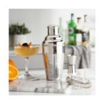 True Vista Measured Cocktail Shaker, 14 oz Stainless Steel with Built-in Strainer & Jigger Cap, Clear Window with Measurements, Home Bartender Gifts - Image 6