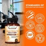 Daily Electrolyte Replenisher Tablets, 9 Essential Electrolytes & Minerals Hydration Supplement, Salt Tablet - 60 Tablets By Nature's Nutrition - Image 4