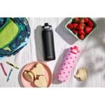 Ello Pop & Fill 18oz Stainless Steel Water Bottle Black - Image 3