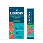 Liquid I.V. Hydration Multiplier Vegan Powder Electrolyte Supplements - Watermelon - 0.56oz each/10ct