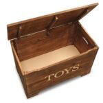 Badger Basket Solid Wood Rustic Toy Box - Brown - Image 5