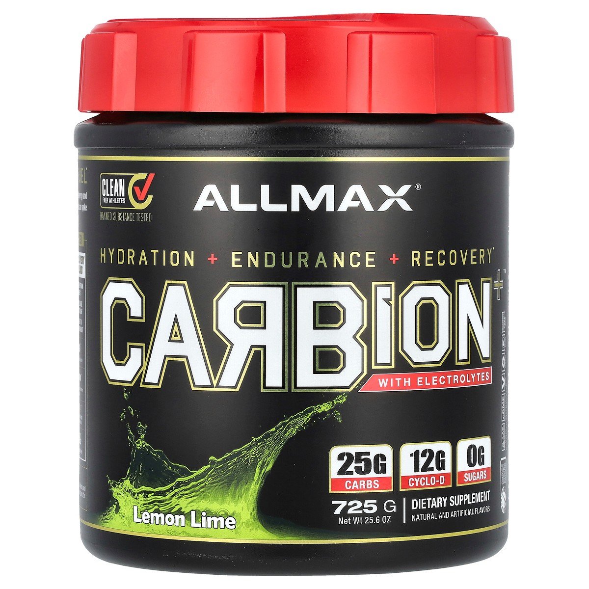 GUEST_4e542b91-fa31-4f35-a0eb-24bc655c6a6d.jpg ALLMAX CARBION+™ With Electrolytes, Lemon Lime, 25.6 oz (725 g) - Image 1