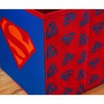 Ukonic DC Comics Superman Logo Storage Bin Cube Organizer | 11 Inches - Image 4