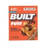 Built Bar Puff Peanut Butter Cup Protein Bars - 17g Protein - 1.41oz/4ct