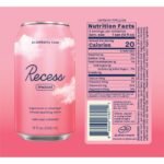 Recess Mood Strawberry Rose Sparkling Water with Magnesium L-Threonate - 4pk/12 fl oz - Image 3