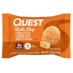 Quest Nutrition Bake Shop Peanut Butter Cake Flavor Frosted Cookies - 5g Protein - 7.04oz/8ct - Image 4
