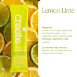 Create Wellness Creatine + Electrolytes Mix Monohydrate Stick Packs NSF Certified for Sport - Lemon Lime - 12ct - Image 3