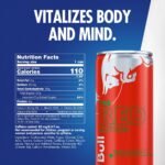 Red Bull Red Edition Energy Drink - Watermelon, Caffeinated - 8.4 fl oz Can - Image 3