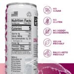 LMNT Zero Sugar Black Cherry Sparkling Electrolyte Drink - 4pk/12 fl oz Cans - Image 3