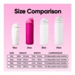 Owala 24 fl oz Stainless Steel FreeSip Water Bottle - Read My Lips - Image 5