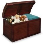 Badger Basket Hardwood Barrel Top Toy Chest - Cherry - Image 3