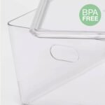 11L Stacking Clear Bin with Lid - Brightroomâ„¢ - Image 3
