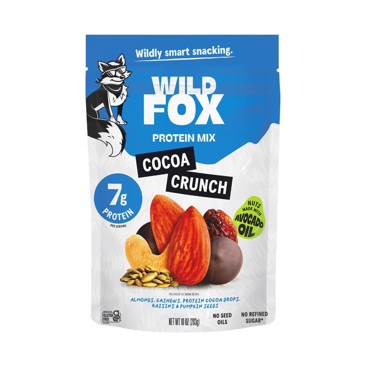 GUEST_530f7e4b-825a-4256-944b-87982d6ed00b.jpg Wild Fox Cocoa Crunch Trail Protein Mix - 10oz - Image 1