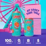 Alani Juicy Peach Energy Drink - 4pk/8.4 fl oz Cans: Caffeinated - Image 4
