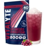 Vitalyte Electrolyte Powder Drink Mix, Isotonic Electrolyte Hydration Mix, Gluten Free Post Workout Powder Mix, 1 Pack, 35 oz, Cranberry Frost Flavor - Image 2