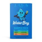 Waterboy Hydration Sports Drink Trial Pack - 0.91oz/5ct: Non-Caffeinated, Non-GMO, Vegan, Electrolyte Mix - Image 3