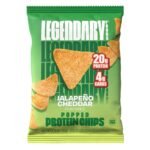 Legendary Foods Gluten Free and Keto Friendly Popped Protein Chips - Jalapeno Cheddar - 5.1oz/4ct - Image 3