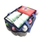 Bacati - Elephants Blue/Gray Storage Caddy - Image 4