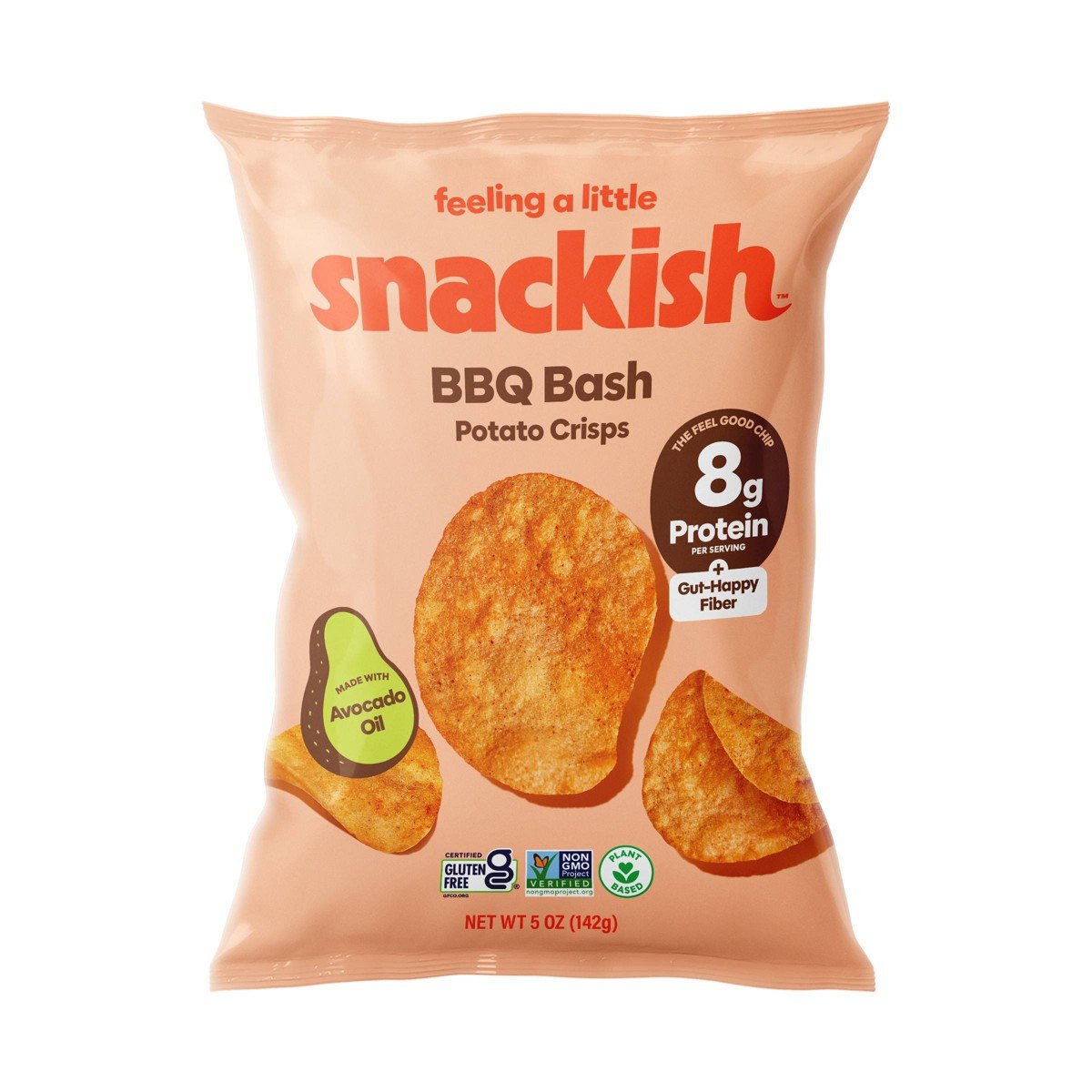 GUEST_554bb8e4-7704-49b4-a972-16f86524c0e3.jpg Snackish BBQ 8g Protein Potato Chips - 5oz - Image 1