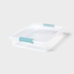 5.8qt Clear Storage Bin with Latches - Brightroom