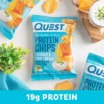 Quest Nutrition Protein Chips - Cheddar & Sour Cream - 4ct: 4.5 Net Weight, 20g Protein Per Serving, Ready to Eat - Image 3