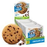 Lenny & Larry's Chewy Soft Baked Vegan Non-GMO, High Fiber Protein Cookie - Chocolate Chip - Plant Protein - 16g Protein - 4oz/12pk