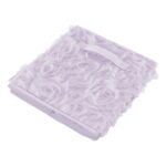 Sweet Jojo Designs Girl Fabric Storage Toy Bin Rose Solid Lavender Purple - Image 5
