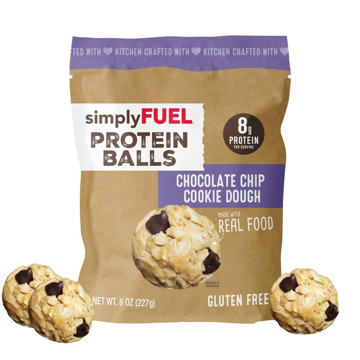 GUEST_565c0ad5-262b-4cd0-8962-7e06ff39cc74.jpg simplyFUEL Chocolate Chip Cookie Dough Protein Balls - 8g Protein - 8oz - Image 1