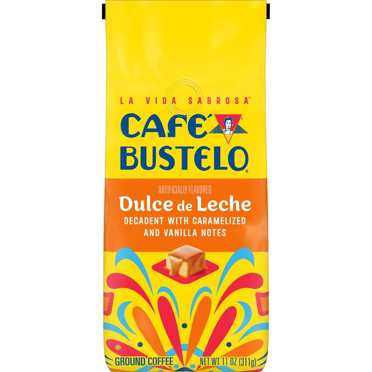 GUEST_5664e019-5548-4b62-9ee4-73b40a0154d4.jpg Cafe Bustelo Dulce de Leche Ground Coffee - 11oz - Image 1