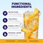 Javvy Mango Pineapple Clear Protein Refreshers - 9.1oz: Caffeinated - Image 4