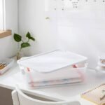 Click in Place 10qt Clear Plastic Storage Bin with White Latch for Home and Office Organization - Brightroom™ - Image 6