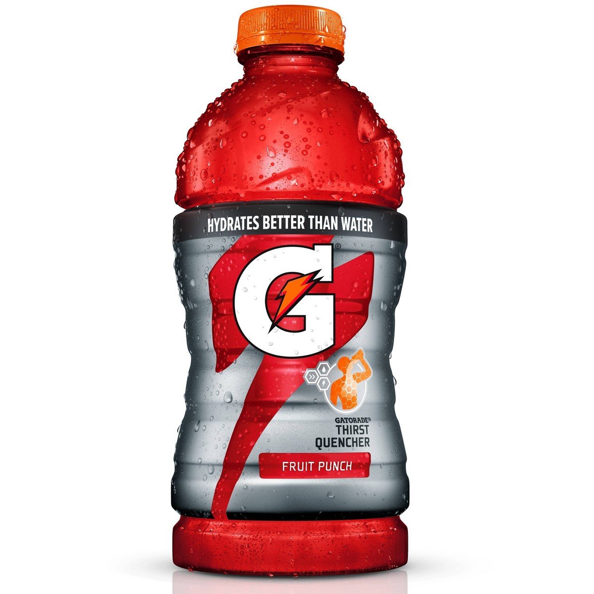 GUEST_57fc2069-96e5-4a12-8858-b20cfcc5197a.jpg Gatorade Fruit Punch Sports Drink - 28 fl oz Bottle: Non-Caffeinated, No Artificial Flavor - Image 1