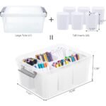 Summit Adventure 17 QT Plastic Storage Bins Clear Storage Box with Lids Multipurpose Stackable Storage Containers for Organizing Tool - Image 2