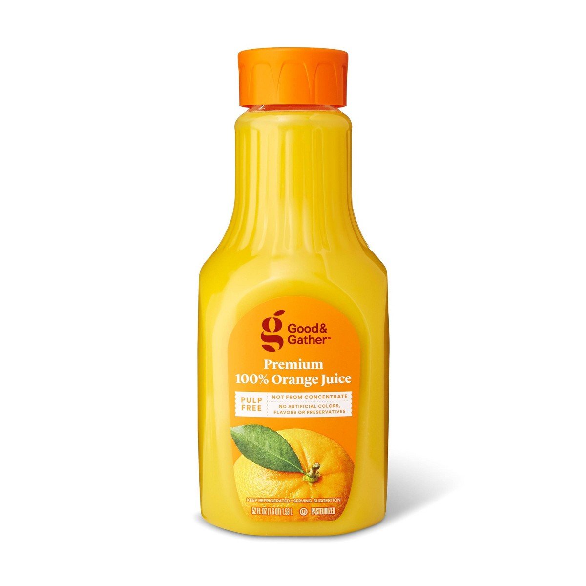GUEST_586b9f2b-90b8-43a5-83cc-b9df6ffe85c3.jpg Pulp Free 100% Orange Juice Not From Concentrate - 52 fl oz - Good & Gatherâ„¢ - Image 1