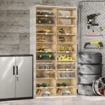 BALHAM TRADE-40 Pairs Shoes storage box Fast Installation with Clear Magnetic Door Foldable 10Tier-2Row 13.4"D x 35"W x 70.2"H - Image 2