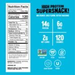 The Only Bean Crunchy Roasted Edamame Bean Snack High Protein Sea Salt - 4oz: Vegan, 14g Protein - Image 3