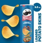 Pringles Loaded Potato Crisps Chips - 5.5oz: Cheddar & Onion Flavor - Image 6