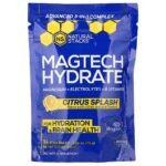Natural Stacks MagTech® Hydrate, Citrus Splash, 14 Stick Packs, 0.26 oz (7.5 g) Each