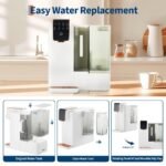 Countertop Reverse Osmosis Water Filter, with Portable Pitcher, 100GPD, 4:1 Pure to Drain, 4L RawTank/1.5L Pure Tank - Image 5