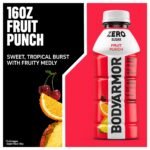 BODYARMOR ZERO Fruit Punch - 16 fl oz Bottle: Non-Caffeinated - Image 6