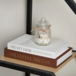 Set of 4 Linen Book-Shaped Storage Boxes – Magnetic Closure, Grey & Off-White, Space-Saving Organizer for Shelves, Desks, Living Room - Image 4