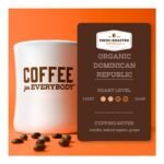 Fresh Roasted Coffee, Organic Dominican Republic, Medium Roast Ground Coffee - 12oz - Image 3