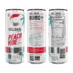 Celsius Variety Pack - Orange, Peach Vibe, Tropical Vibe - 12pk/144 fl oz: Caffeinated - Image 4