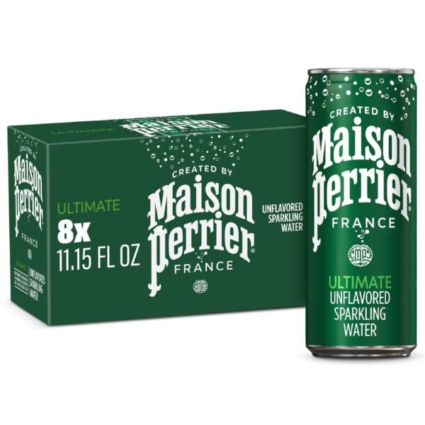 Maison Perrier Sparkling Water - 8pk/11.15 fl oz Cans: Sugar-Free, Caffeine-Free