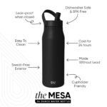 Simple Modern 34oz Mesa Midnight Water Bottle Black - Image 2