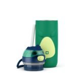 Ello 12oz Stainless Steel Water Bottle Spyke Green: Kids Portable Drinkware, Dishwasher-Safe, Crocodile Lid - Image 6